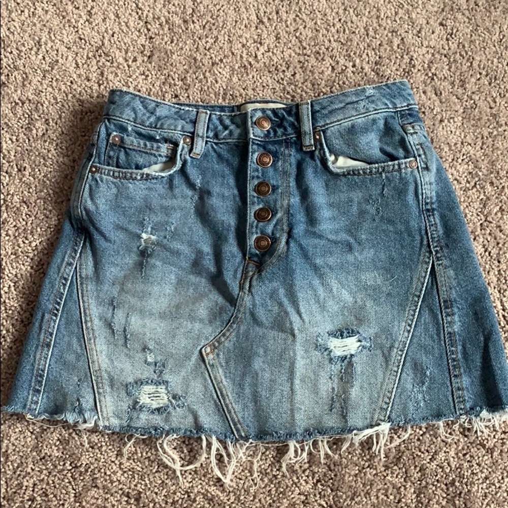 Free People Jean Skirt SIZE 27